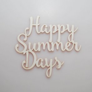 Chipboards Wycinanka / Happy Summer Days