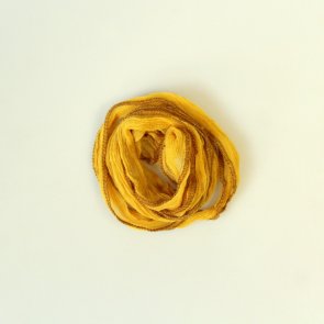Silk Crinkle Chiffon String / Thick / Mustard