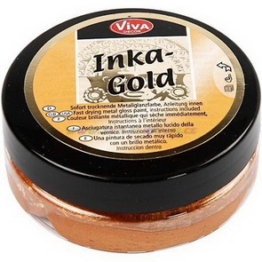 Inka - Gold / oranžová