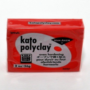 Kato Polyclay 56g / Červená