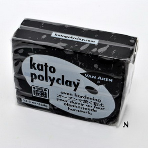Kato Polyclay 350g / Černá