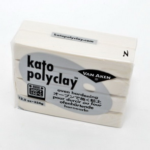 Kato Polyclay metalická 350g / Perleťová