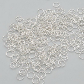 Jumpring / 100 pieces / 8 mm / Silver
