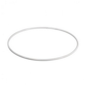 Kovový kruh na výrobu lapače snů Rayher / 35 cm / Bílý