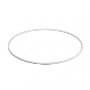 Kovový kruh na výrobu lapače snů Rayher / 15 cm / Bílý