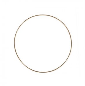 Kovový kruh na výrobu lapače snů Rayher / 15 cm / Zlatý