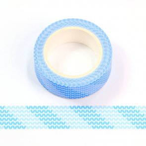 Washi páska / Modré mini lístečky