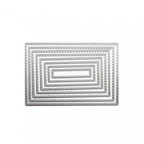 Metal Cutting Dies / Stitched Rectangle