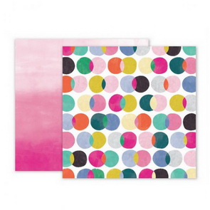 Scrapbookový papír Pink Paislee / Oh My Heart / Paper 14