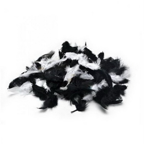 Decorative Feathers by Rayher / Black - White