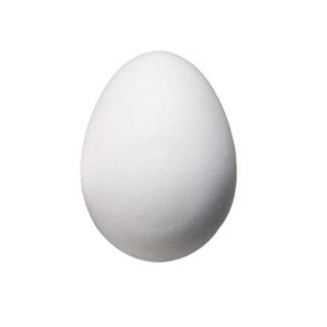 Polystyrenové vejce / 2 ks / 55 mm