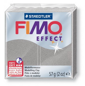 FIMO Effect / Stříbrná perleťová (817)