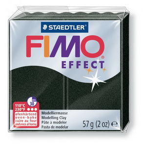 FIMO Effect / Černá perleťová (907)