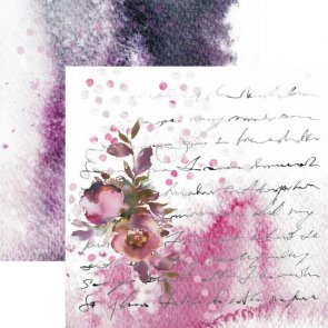 Scrapbookový papír 13 Arts / Aqua Flora / Rossines