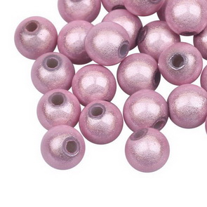 Sparkling Beads / 20 pc / 6 mm / Pink