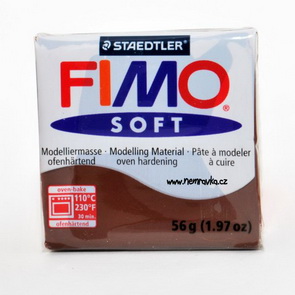 FIMO Soft / Čoko hnědá (75)