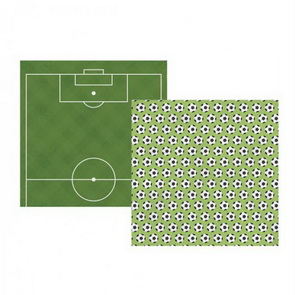 Scrapbookový papír Simple Stories / Soccer / Pass, Shoot, Score