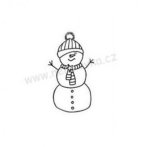 Silicone Stamps by Nemravka / Snowman II.
