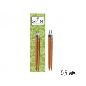 Interchang. tips Spin / Chiaogoo / 13 cm / 5.5 mm