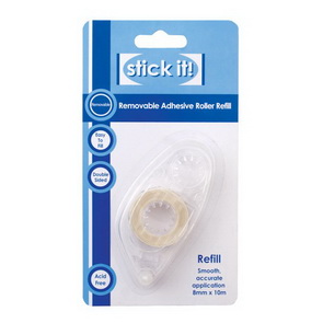 Removable Adhesive Roller Refill
