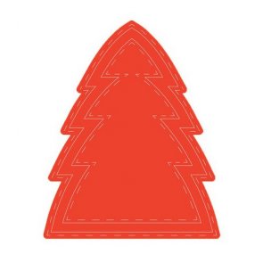 Kovová vyřezávací šablona Davona / Vánoční stromeček