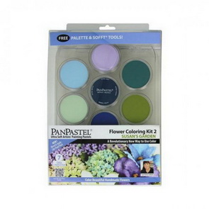 PanPastel Set / 7 Colors / Flower Coloring Kit 2 / Susan´s Garden