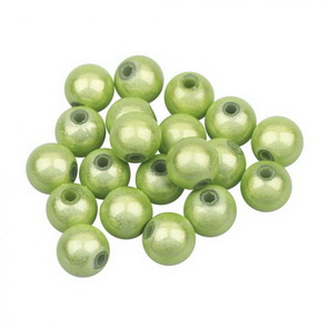 Sparkling Beads / 20 pc / 6 mm / Light Green