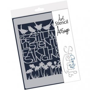 Plastic Stencil by Claritystamp / The Earth is Singing
