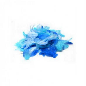 Dekorativní peří Rayher / Modrý mix