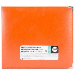 Scrapbookové album koženkové / WRM / 12 x 12 / Orange