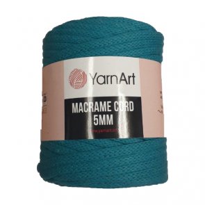Macrame Cord 5 mm / YarnArt / 783 Green Emerald